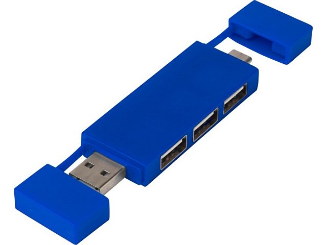 картинка Mulan Двойной USB 2.0-хаб, синий от магазина Одежда+