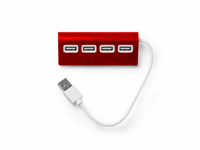 картинка USB-хаб PLERION, красный от магазина Одежда+