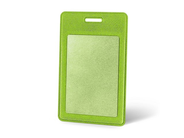 картинка Вертикальный карман из экокожи для карты "Favor", зеленое яблоко от магазина Одежда+