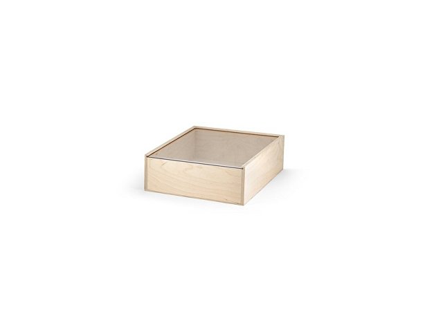 картинка Деревянная коробка BOXIE CLEAR S, натуральный светлый от магазина Одежда+