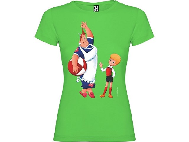 картинка Футболка "Карлсон» женская, зеленое яблоко от магазина Одежда+