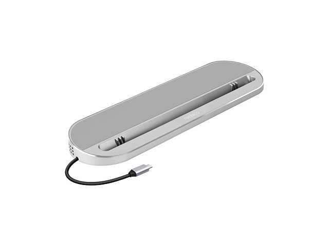 картинка Хаб USB Type-C 3.0 для ноутбуков «Falcon», серый от магазина Одежда+
