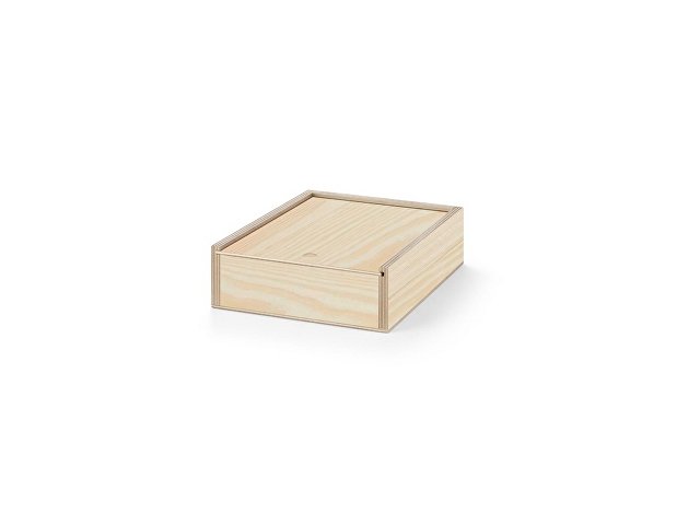 картинка Деревянная коробка BOXIE WOOD S, натуральный темный от магазина Одежда+