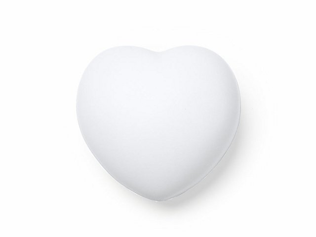 картинка Антистресс BIKU в форме сердца, белый от магазина Одежда+