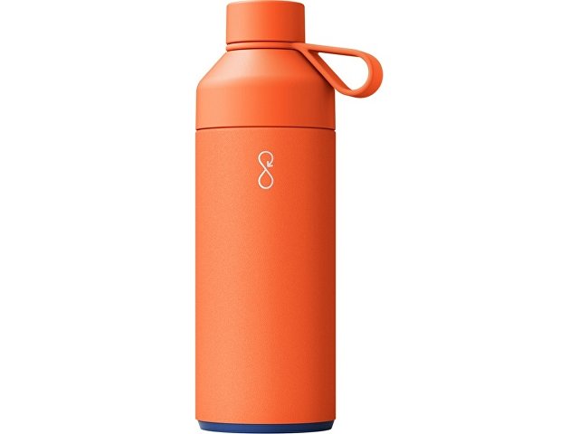 картинка Бутылка для воды Big Ocean Bottle объемом 1000 мл с вакуумной изоляцией, оранжевый от магазина Одежда+