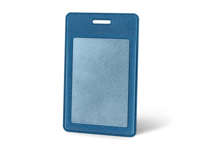 картинка Вертикальный карман из экокожи для карты "Favor", синий от магазина Одежда+