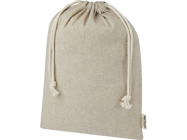 картинка Большая подарочная сумка Pheebs объемом 4 л из хлопка плотностью 150 г/м2, натуральный от магазина Одежда+