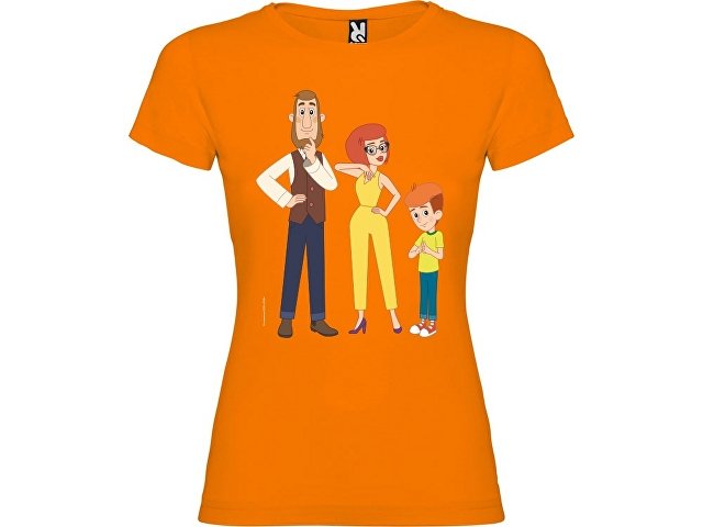 картинка Футболка "Простоквашино» женская, оранжевый от магазина Одежда+
