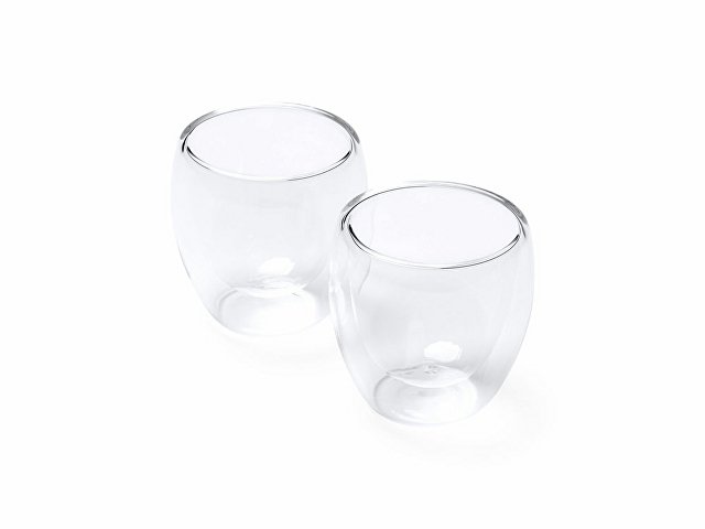 картинка Набор CAPSUL из 2 стаканов с двойными стенками, прозрачный от магазина Одежда+