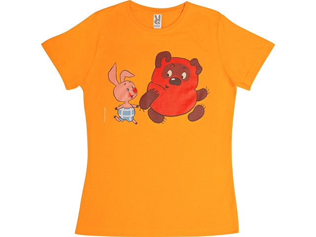 картинка Футболка «Винни-Пух» женская, оранжевый от магазина Одежда+