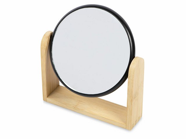 картинка Зеркало из бамбука "Black Mirror", черный от магазина Одежда+