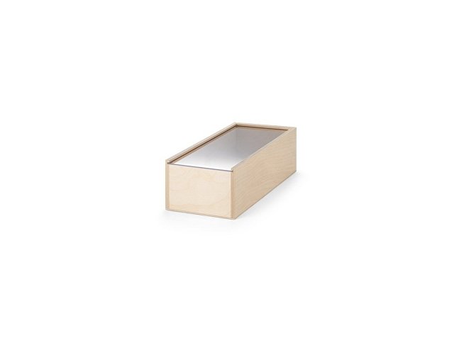 картинка Деревянная коробка BOXIE CLEAR M, натуральный светлый от магазина Одежда+